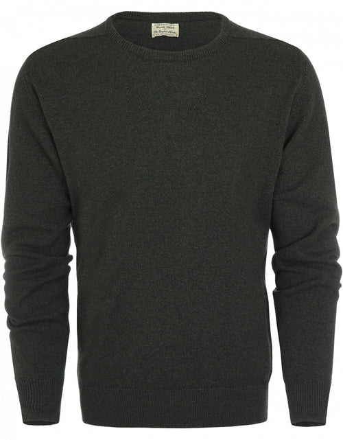 William Lockie Ronde Hals Lamswol Pullover | Seaweed