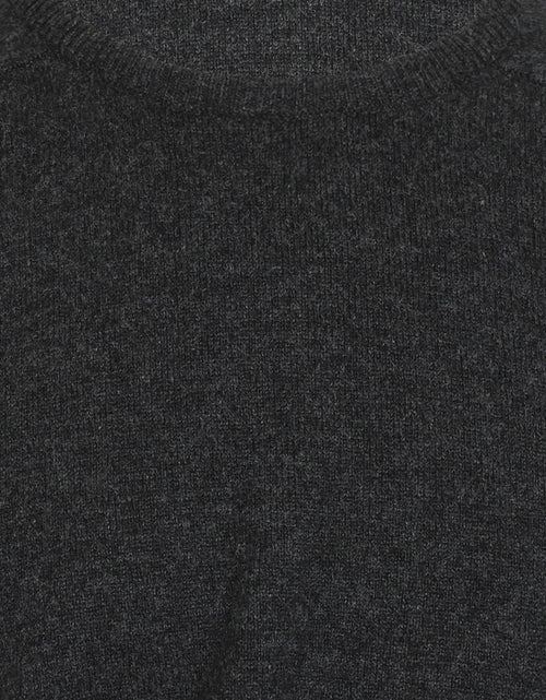 William Lockie Ronde Hals Lamswol Pullover | Charcoal