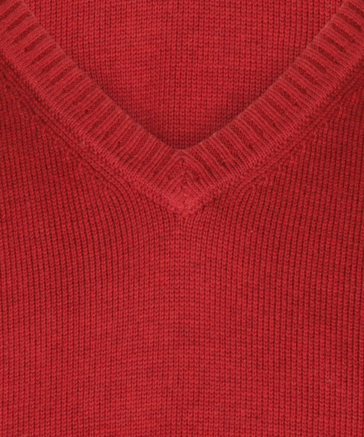 Baumwollpullover mit V-Ausschnitt |