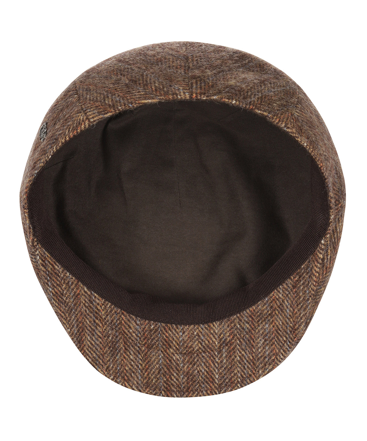 Jockey Tweed Cap | Bruin Herringbone Blauwe Streep