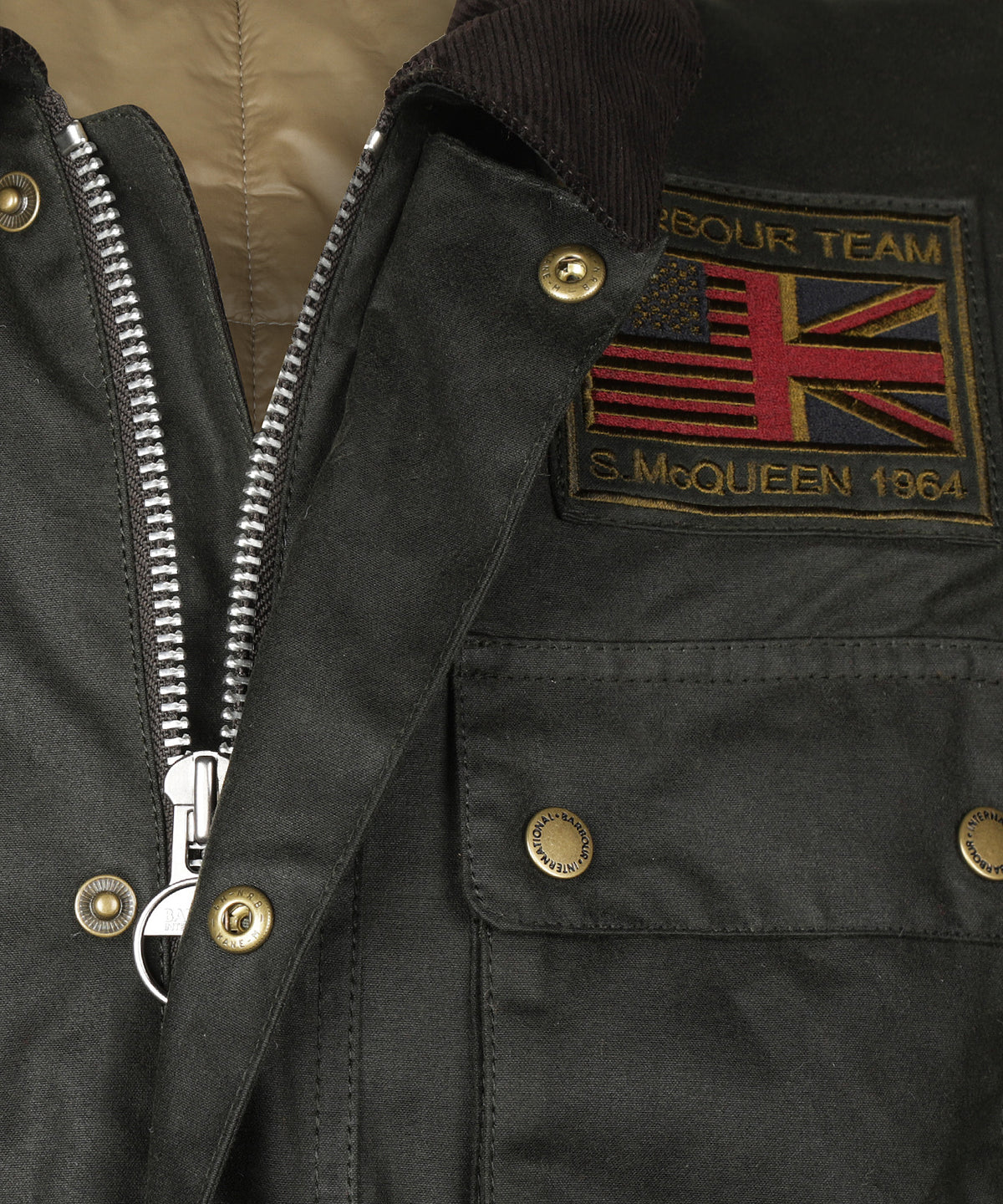 Steve McQueen Wax Jacket | Sage