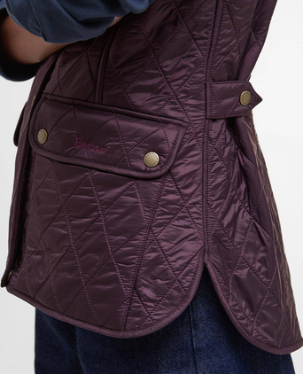 Barbour Dames Wray Quilted Gilet | Roze