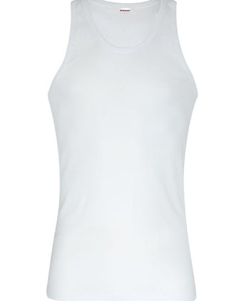 singlet zachte katoen | Wit