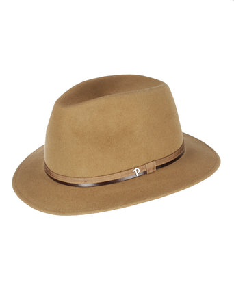 Sportieve Italiaanse Hoed Haarvilt | Bruin