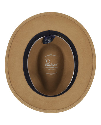 Sportieve Italiaanse Hoed Haarvilt | Bruin