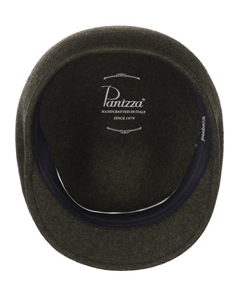 Italiaanse Blocked Cap | Groen