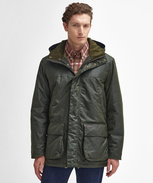 Bleaberry Wax Jacket | Fern