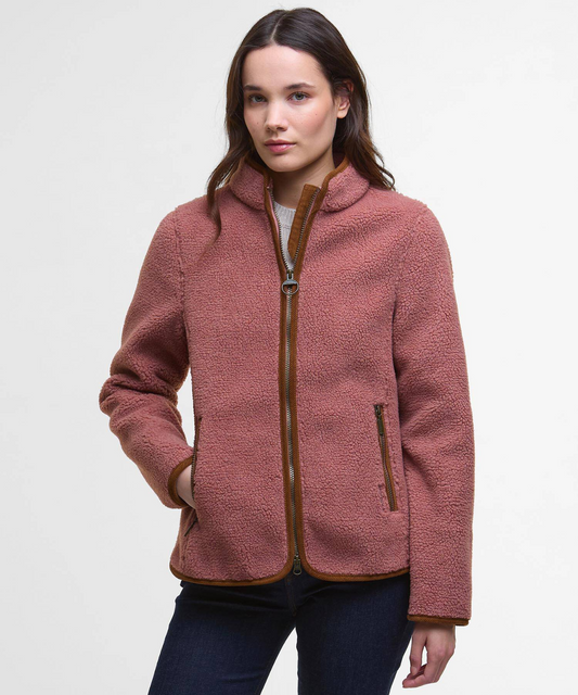 Dames Laven Fleece Pullover | Vintage Pink