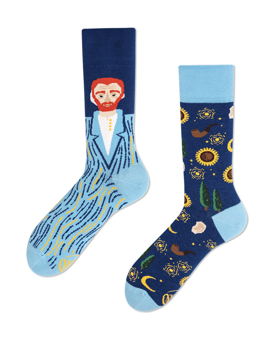 Herrensocken aus bedrucktem Baumwollmischgewebe | Design