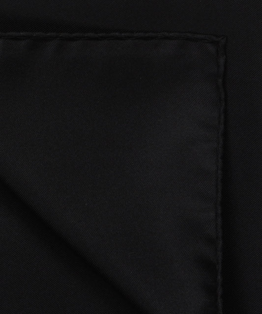 Pochet zijde Uni | Zwart