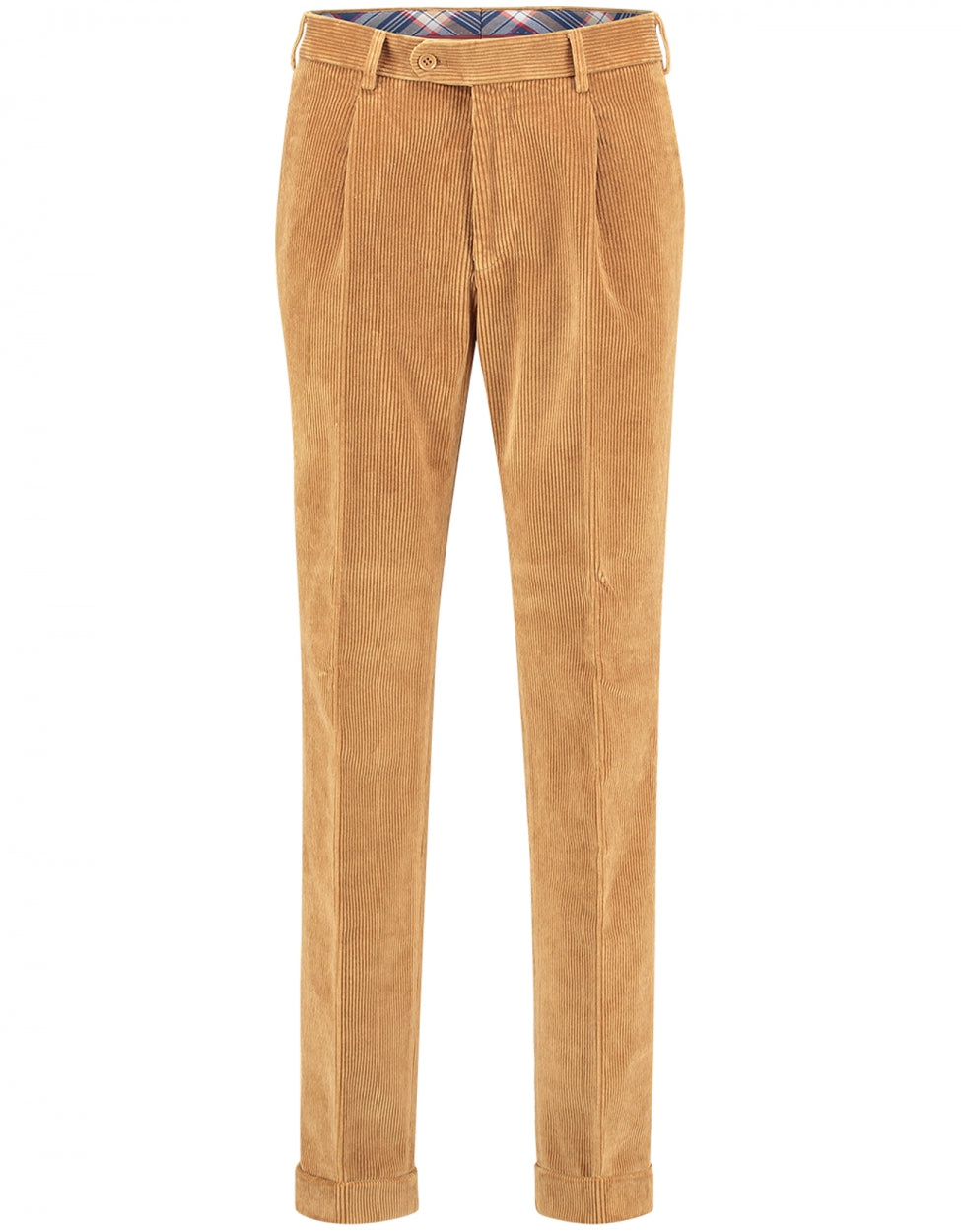 Cordhose mit breitem Rippenmuster | Braun