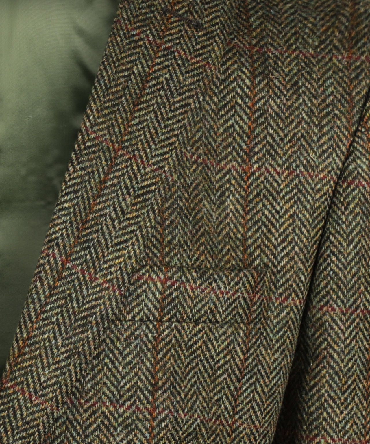 Tweed Colbert | Groen Ruit