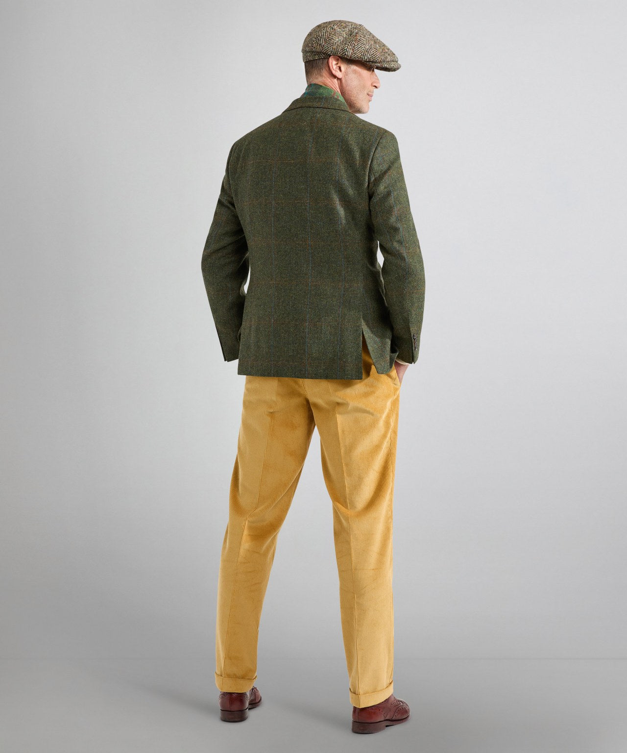 Tweed-Blazer | Grün