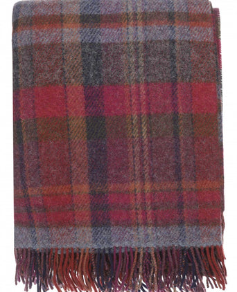 Ierse Plaid van Shetland Wol | Ruit