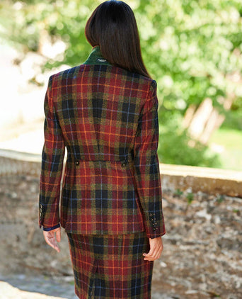 Harris Tweed Dames Blazer Carola | Rood