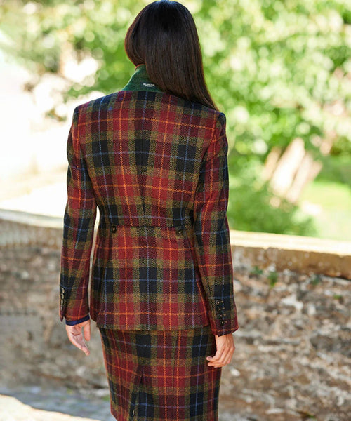 Harris Tweed Dames Blazer Carola | Rood