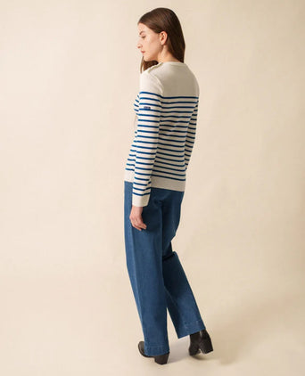 Saint James Pullover Maree IIR | Wit