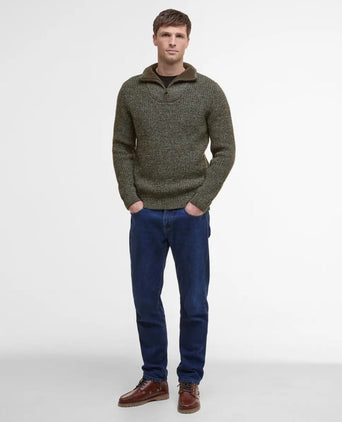 Barbour New Tyne Half Zip Jumper | Grijs