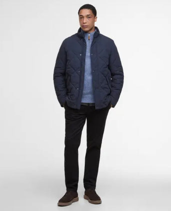 Barbour Winter Chelsea Quilted Jacket | Navy Blauw