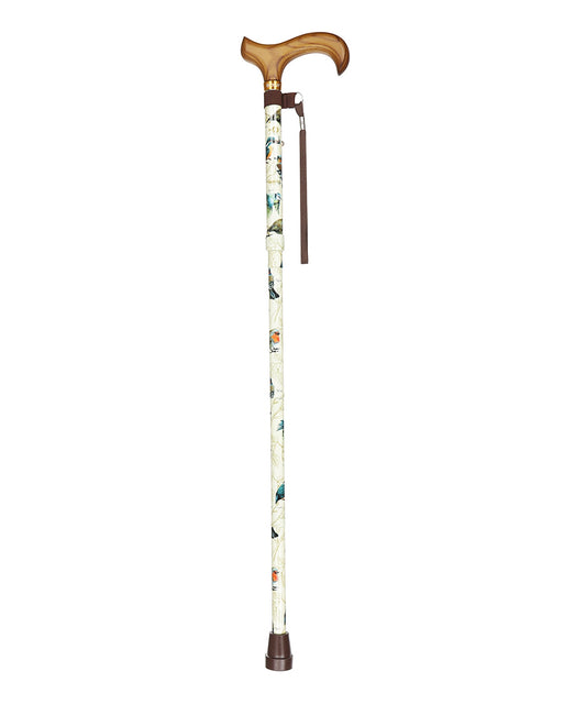 Folding Walking Stick | Garden Birds
