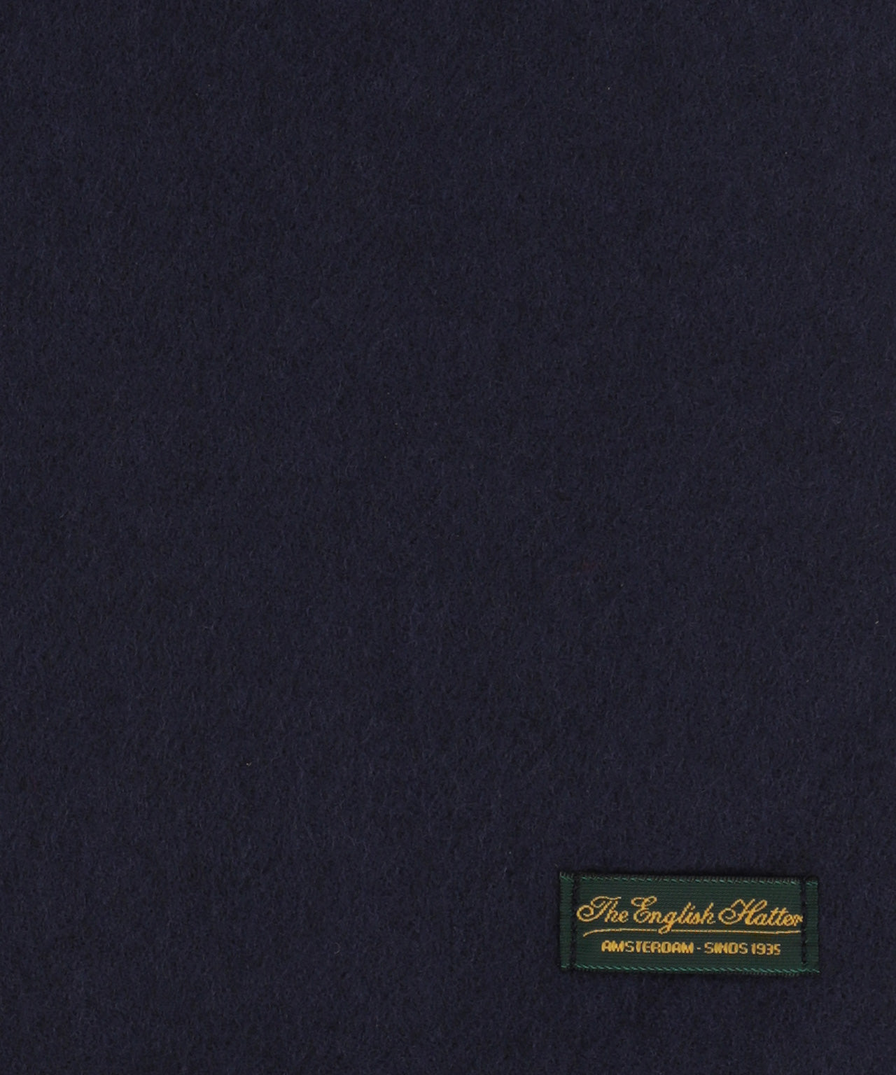 Karierter Wollschal | Marineblau