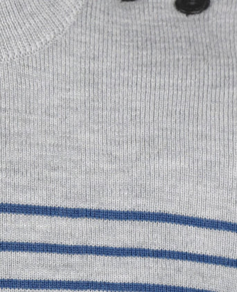 Saint James Pullover BinicII Ronde Hals | Grijs