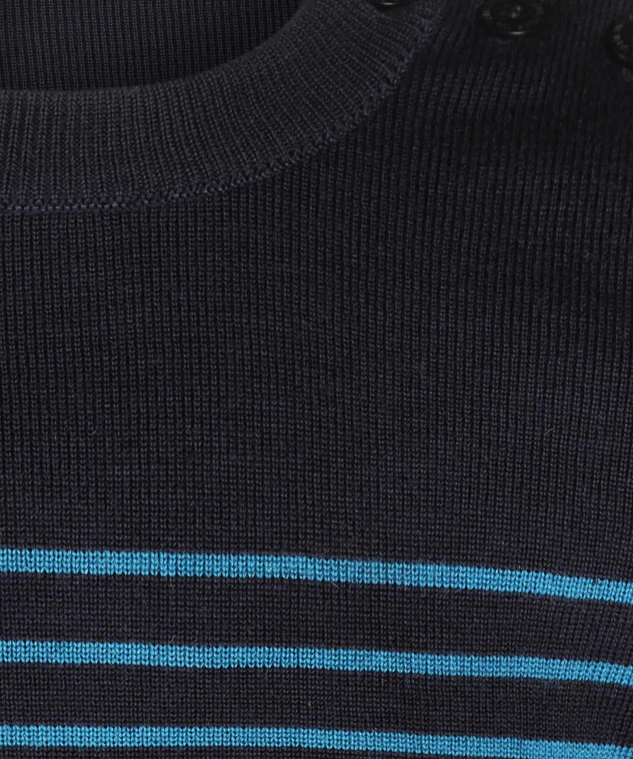 Saint James Pullover BinicII Round Neck | Blue