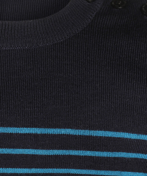 Saint James Pullover BinicII Ronde Hals | Blauw