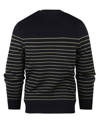 Saint James Pullover BinicII Ronde Hals | Groen