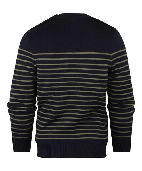 Saint James Pullover BinicII Ronde Hals | Groen