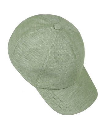 Baseball Cap katoen/linnen | Groen