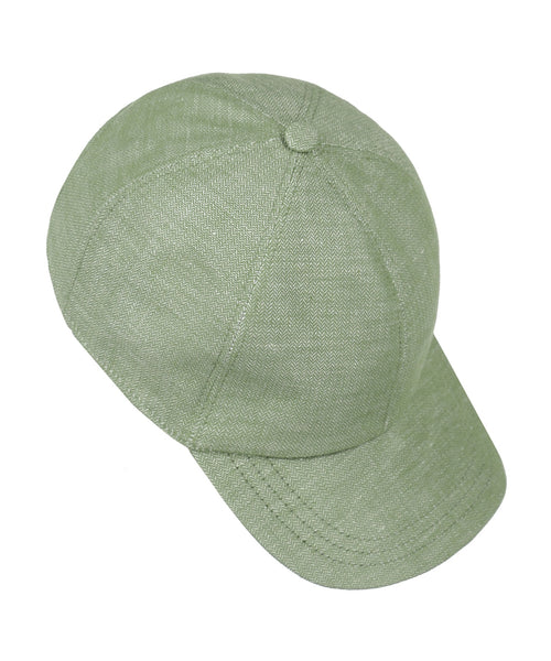 Baseball Cap katoen/linnen | Groen