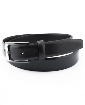 Klassieke leren riem | Zwart