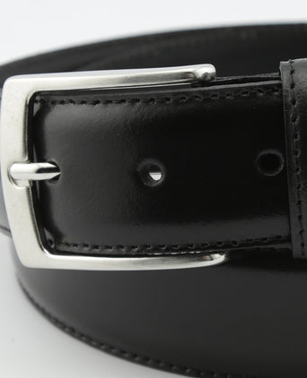 Leren riem | Zwart