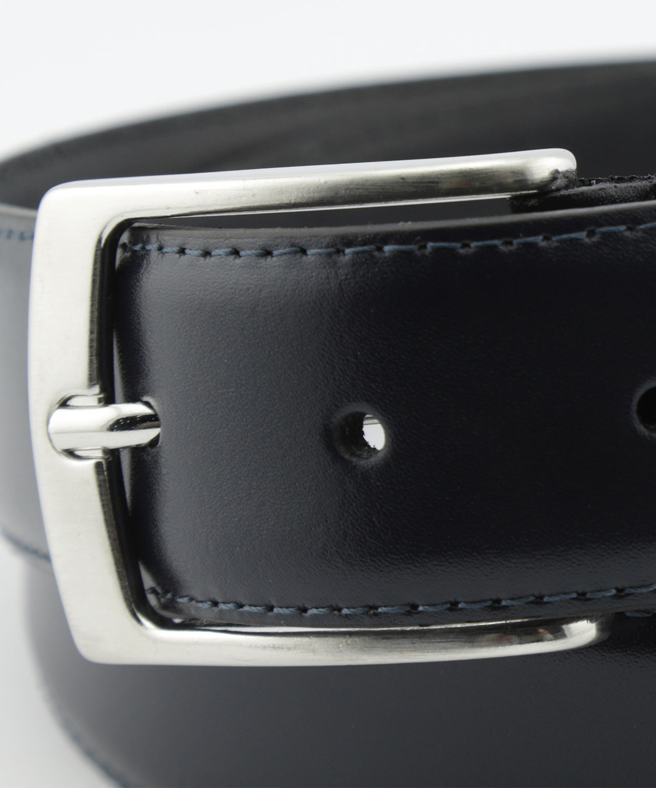 Leather belt | Navy Blue