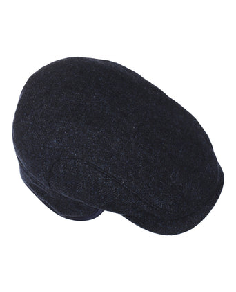 Wigens Tweed Cap | Navy Blauw