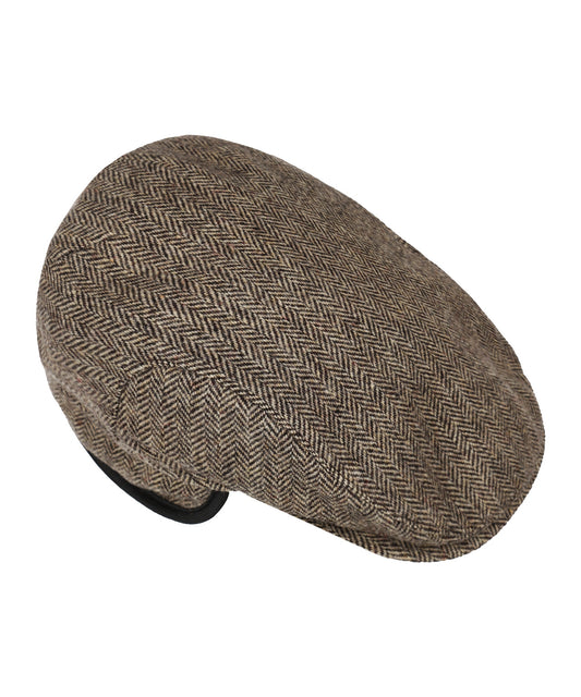Tweed Cap | Bruin/Zand herringbone