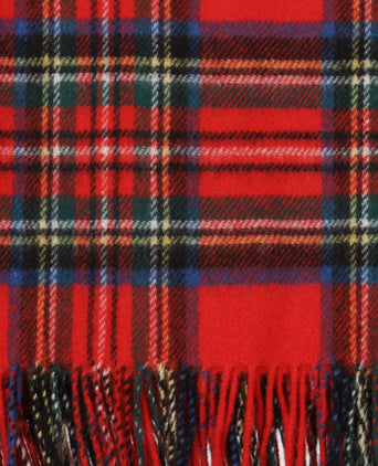 Ierse Plaid van Lamswol | Royal Stewart Tartan