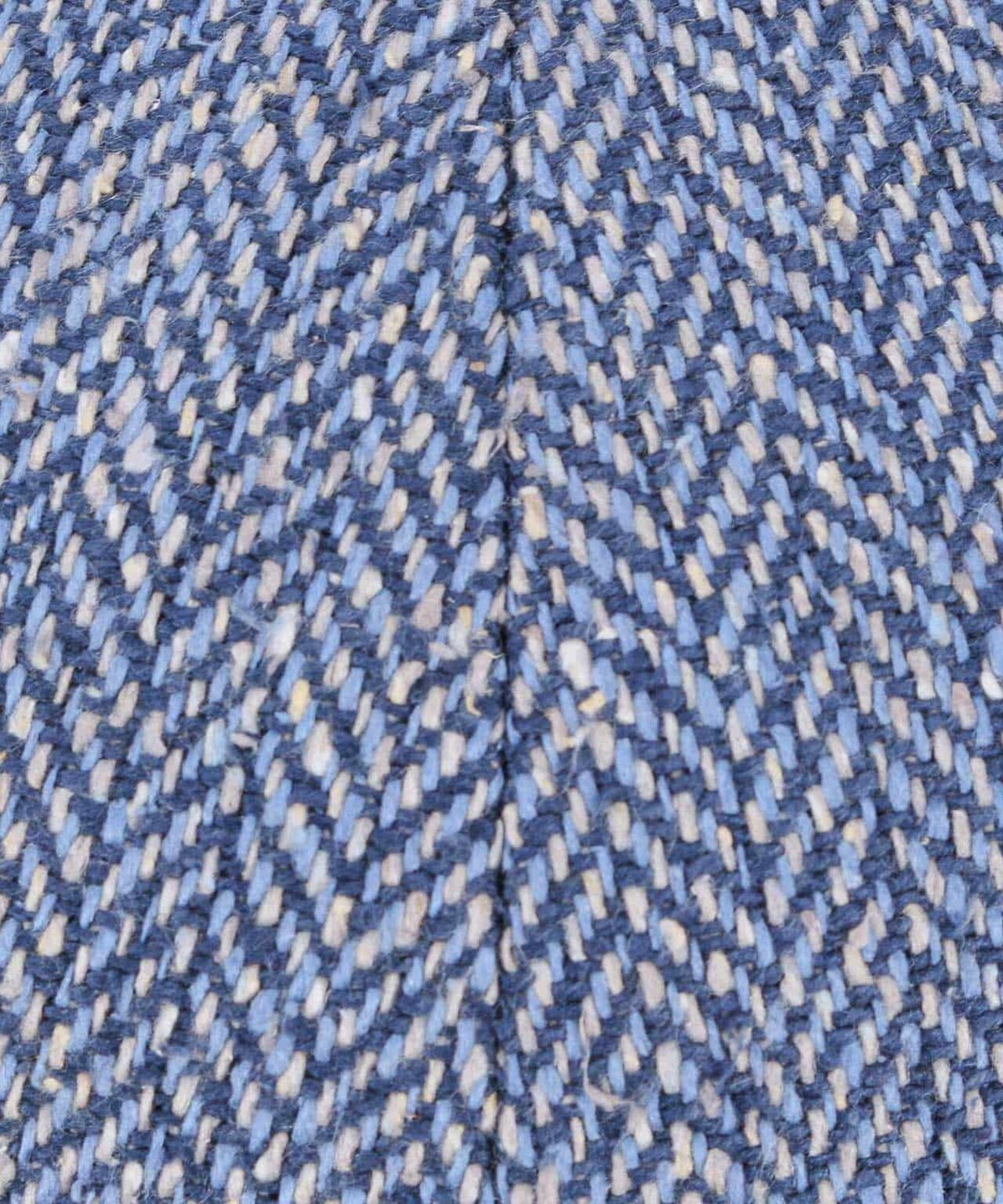 Hatteras Silk | Blauw herringbone