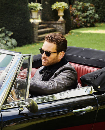 Wellington Leren Pilotenjack Belen | Bruin