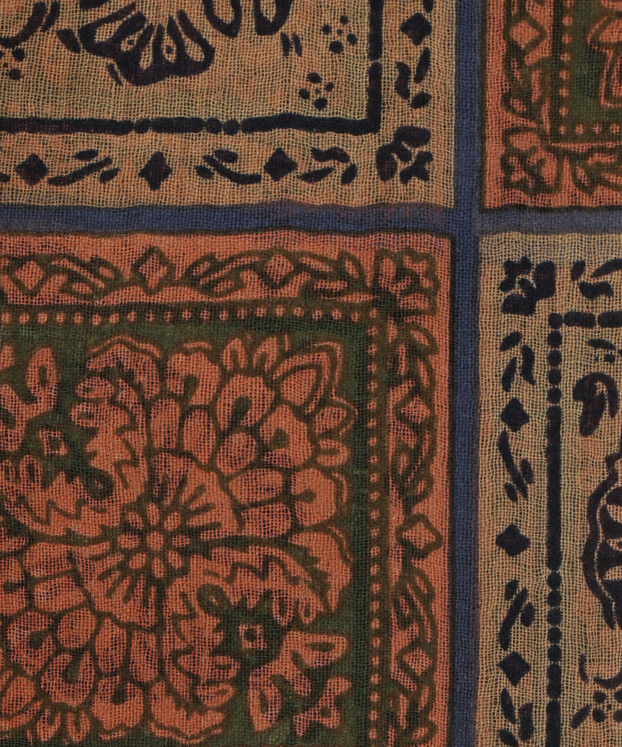 Stetson Schal Sommerfliesen | Blau