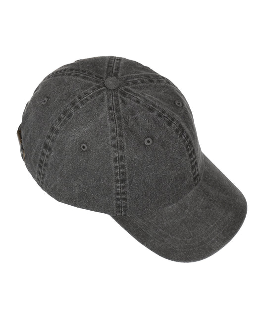 Baseball Cap Katoen | Zwart Denim
