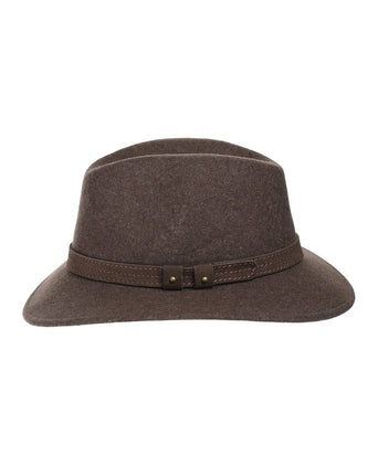 Sportieve Wolvilten Hoed | Bruin