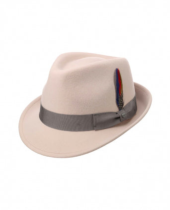 Hoed Trilby | Wit