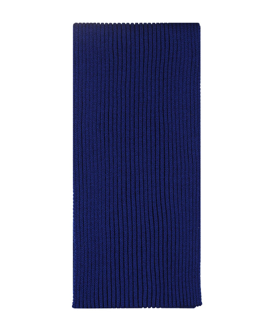 Sjaal gebreid wol | Donkerblauw