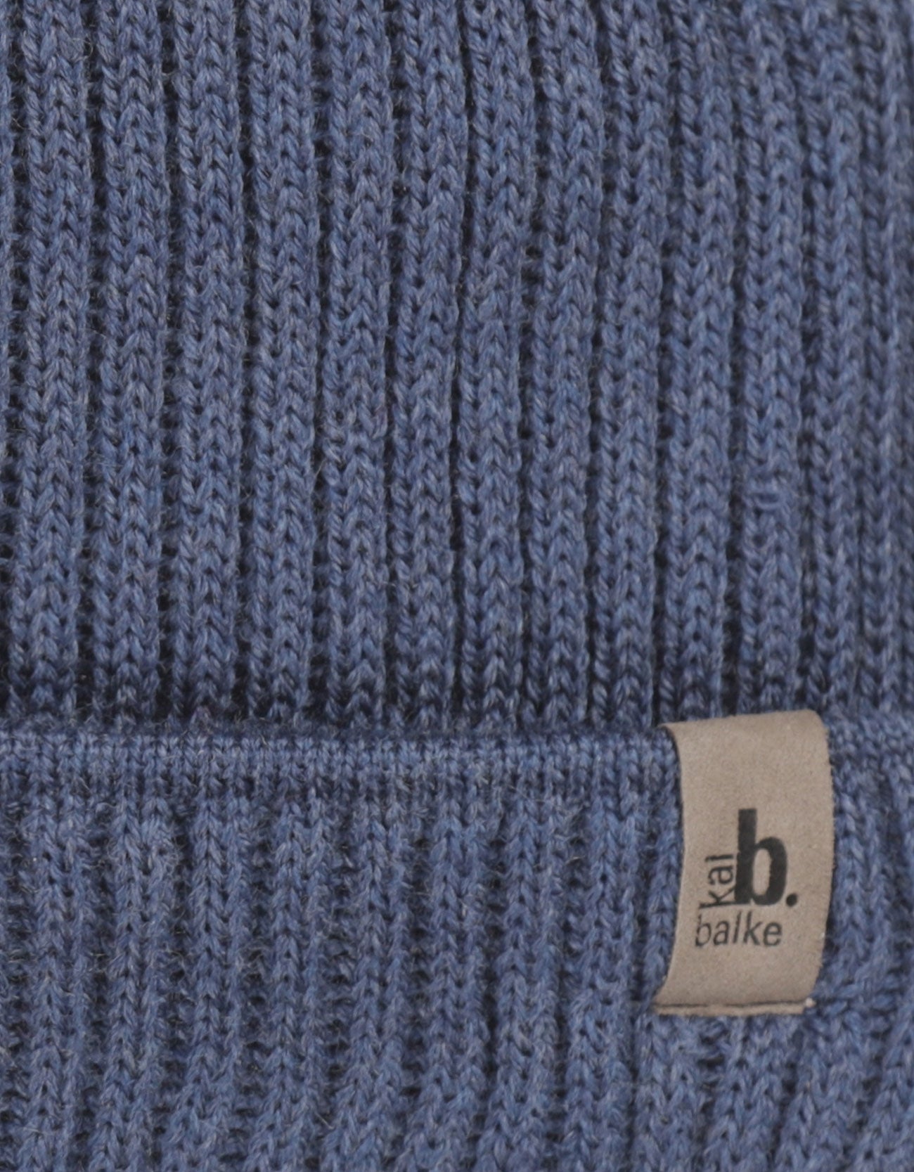 Soft Merino Wool Hat | Denim Blue