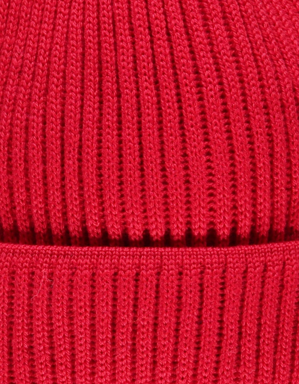 Mütze aus weicher Merinowolle | Rot