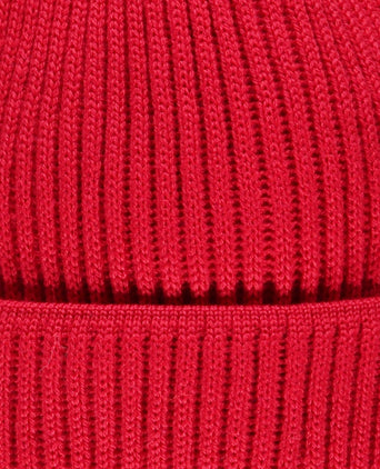 Zachte Merino Wollen Muts | Rood