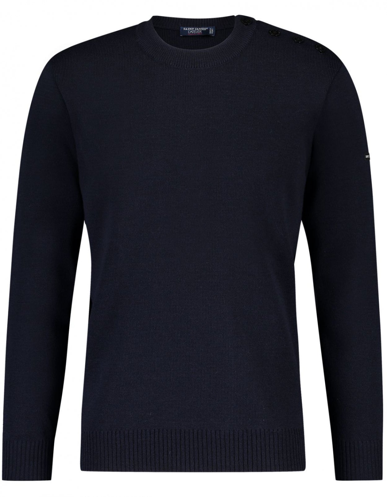 Marine Crew Rundhalspullover | Blau