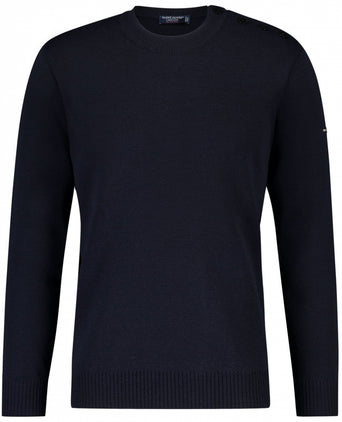 Pullover Marinier ronde hals | Blauw